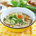 Slow cooker chicken noodle soup
