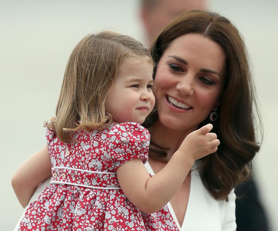 Princess Charlotte of Cambridge and Duchess Catherine