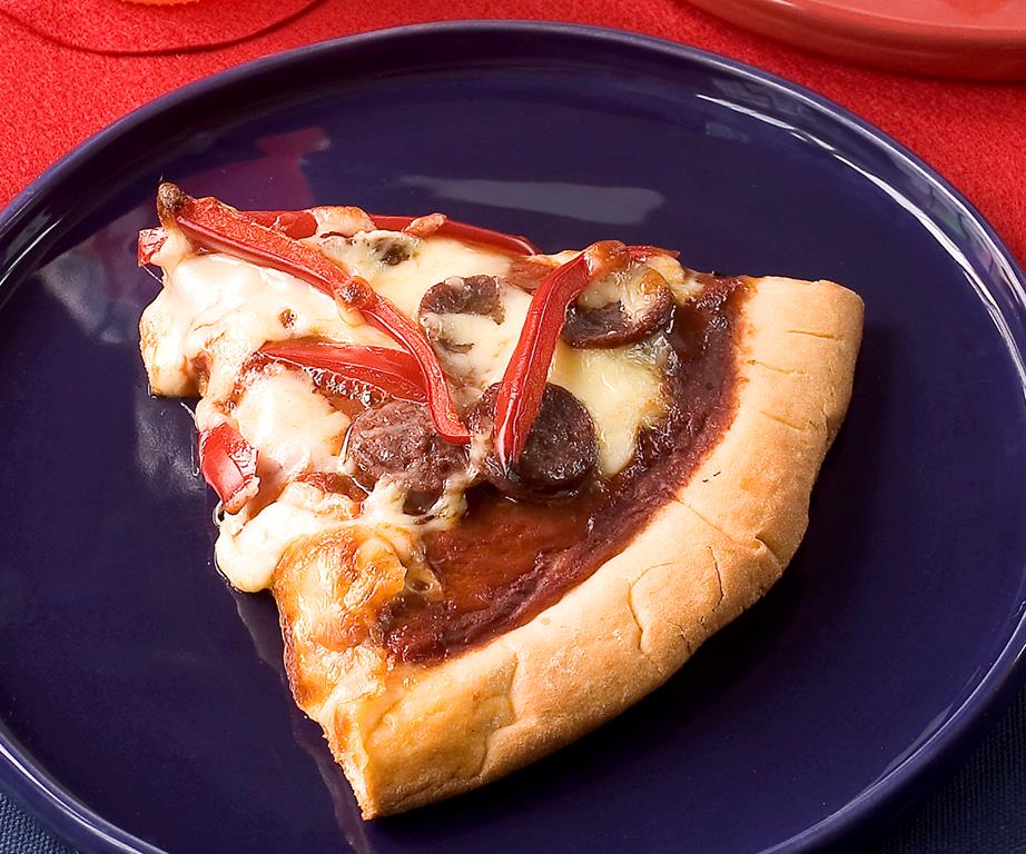 Sizzling sausage pizza