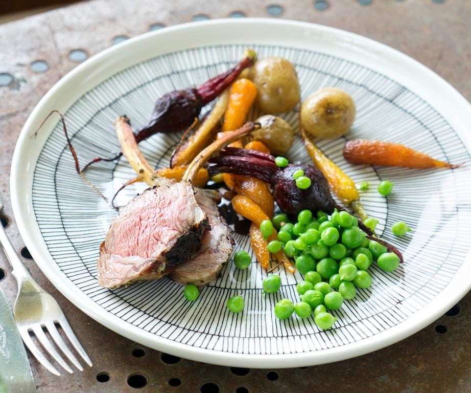 Quick roasted baby vegetables