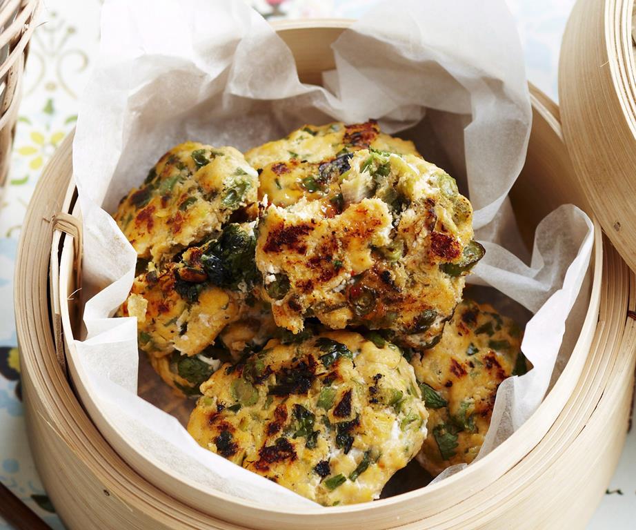 Sweet chilli fish cakes