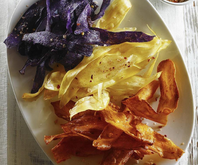 Sweet potato crisps