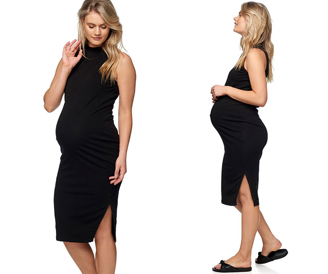 Maternity & Nursing dress - Grey Marle – BAE The Label Australia