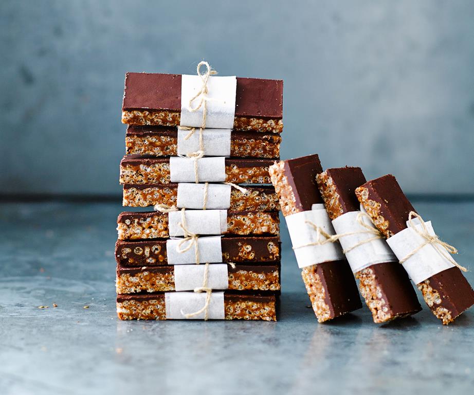 No-bake mars bar slice