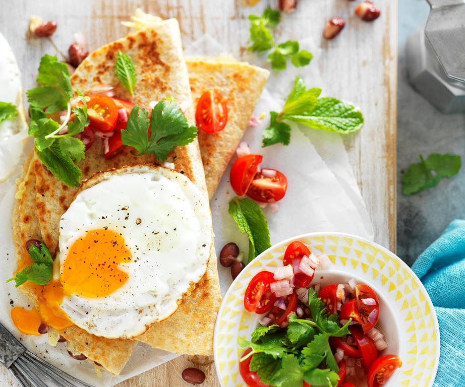 Women's Weekly Breakfast quesadillas