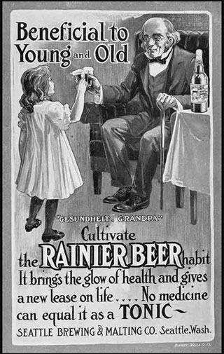 Today beer is for adults only. In 1907 it was the perfect drink for young and old.