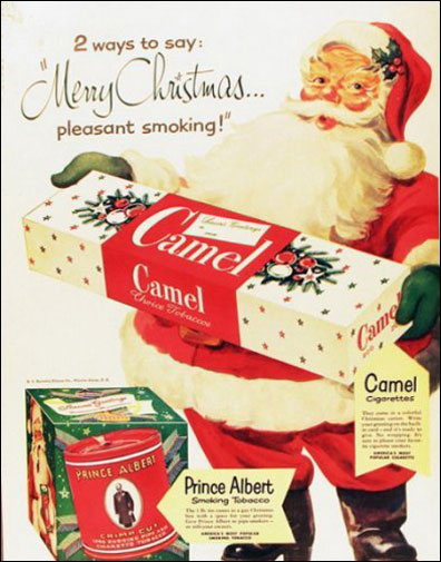 Cigarettes - something high on every 1940s child's Christmas list.