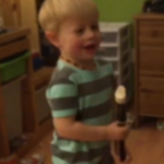 Beautiful moment deaf boy hears a recorder for the first time