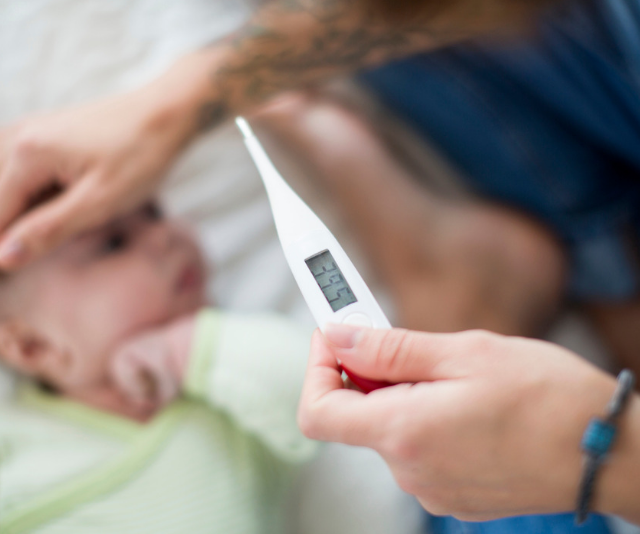 Taking a Baby's Temperature