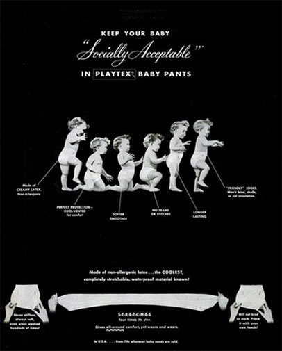 Forget nappies - just wrap your baby's bum in plastic.