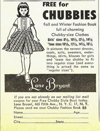 How do you dress a 'chubby' child? In chubby-size clothes of course!