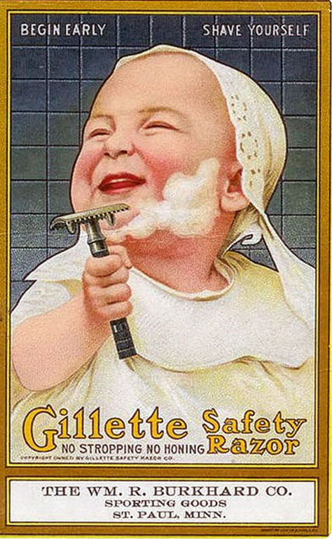 It's never to early to start shaving, according to Gillette.