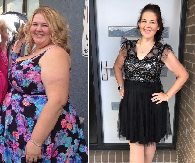 Half the size! Melbourne mum shares the simple secret behind her 80kg weight loss