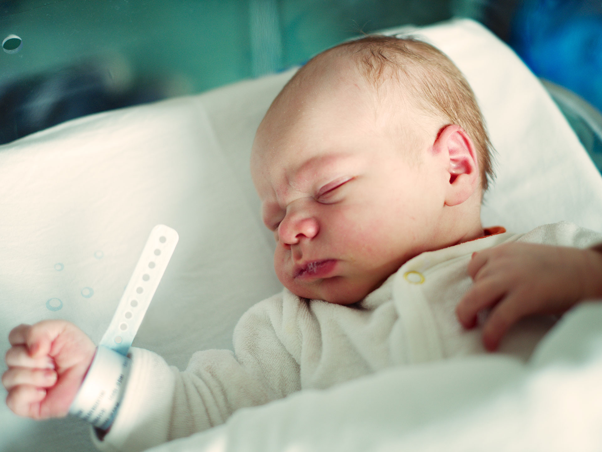 newborn baby in hospital