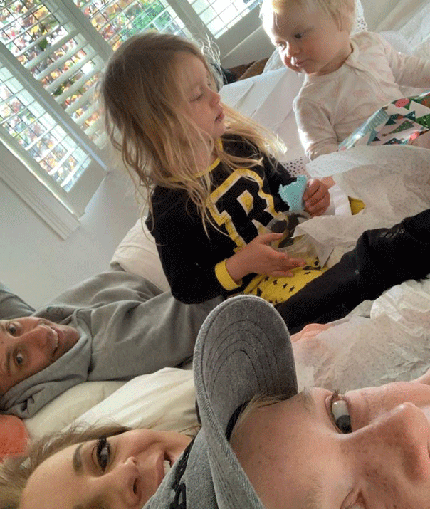 Carrie Bickmore family