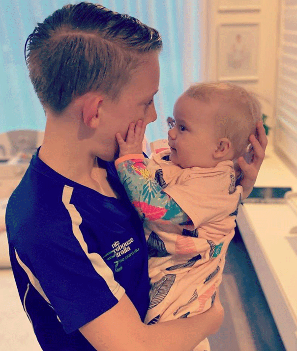 Carrie Bickmore son