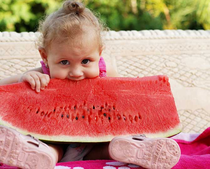 Watermelon as a finger food