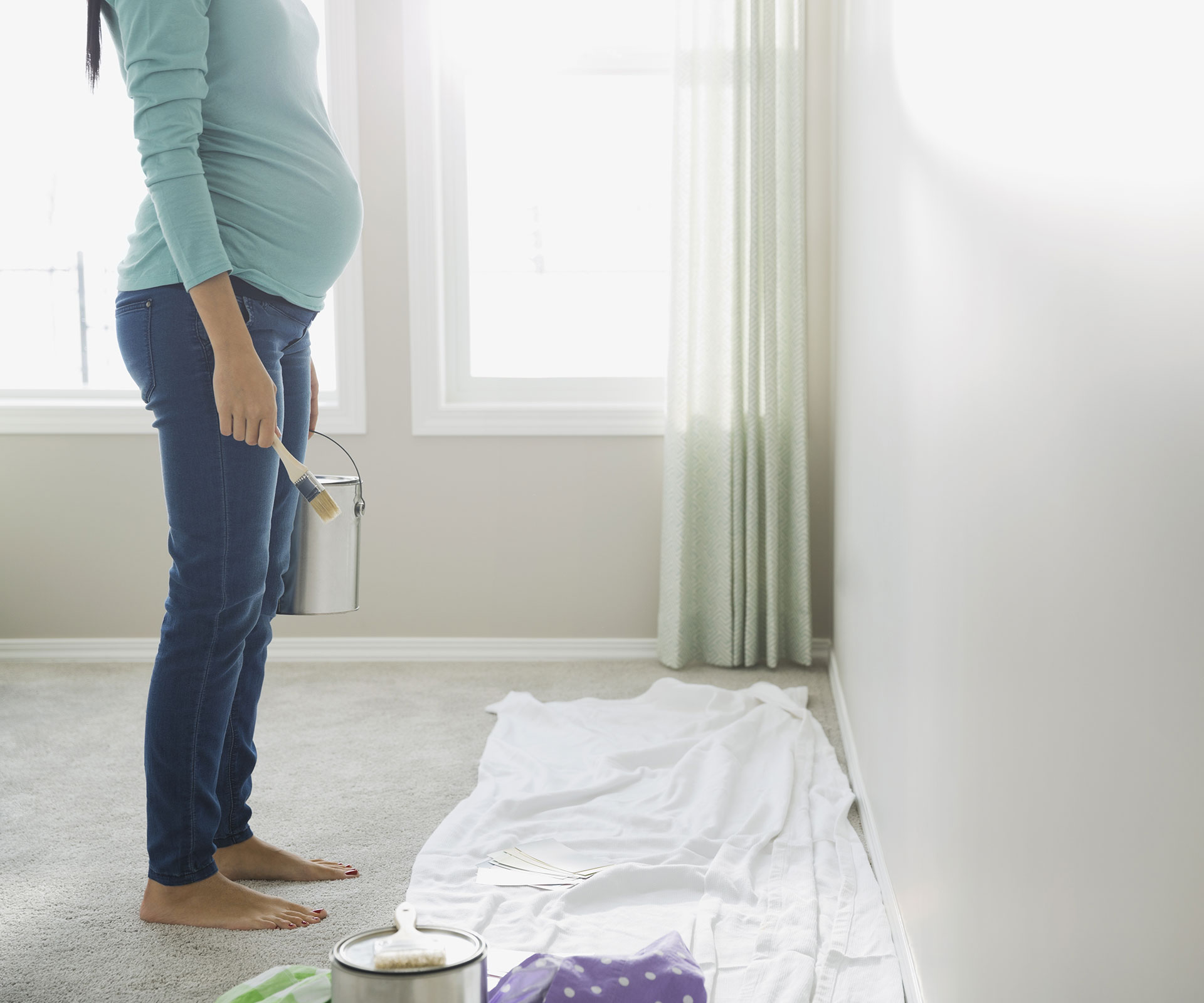 How to paint a nursery