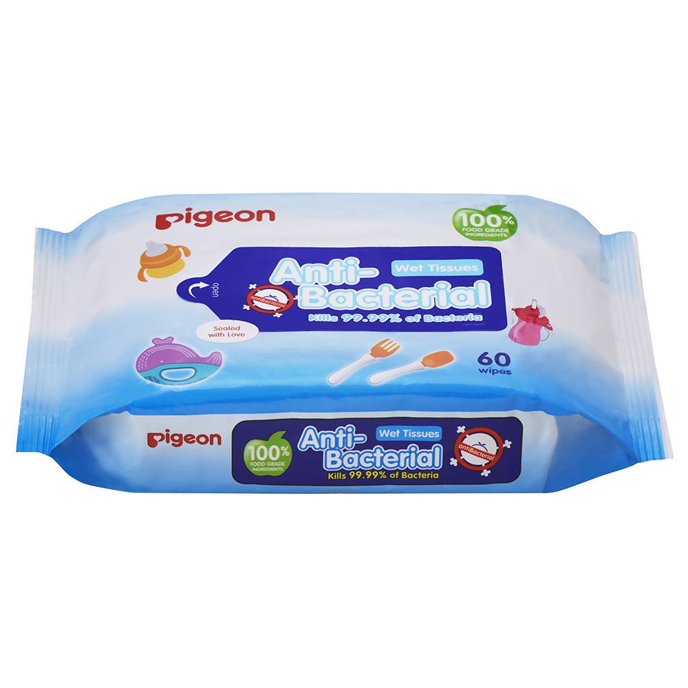 Pigeon Anti-Bacterial Wet Tissue Wipes