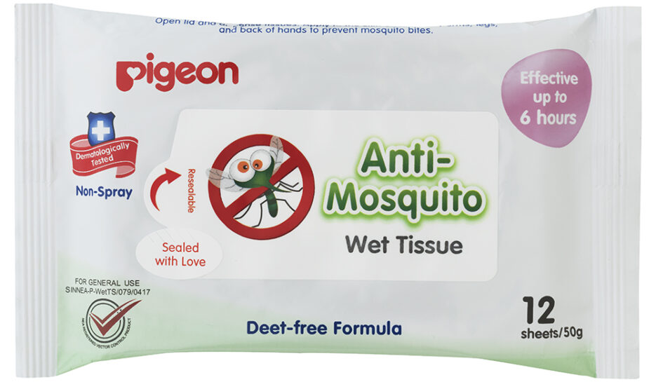 Pigeon Anti-Mosquito Wet Tissue Wipes