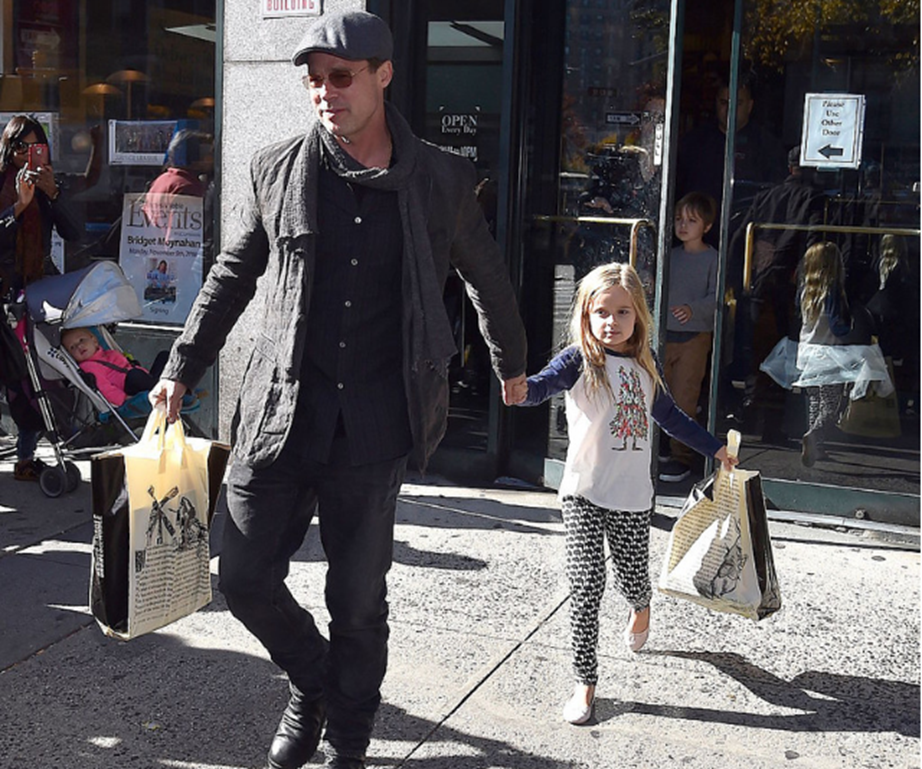 Brad Pitt and Vivienne Marcheline Jolie-Pitt