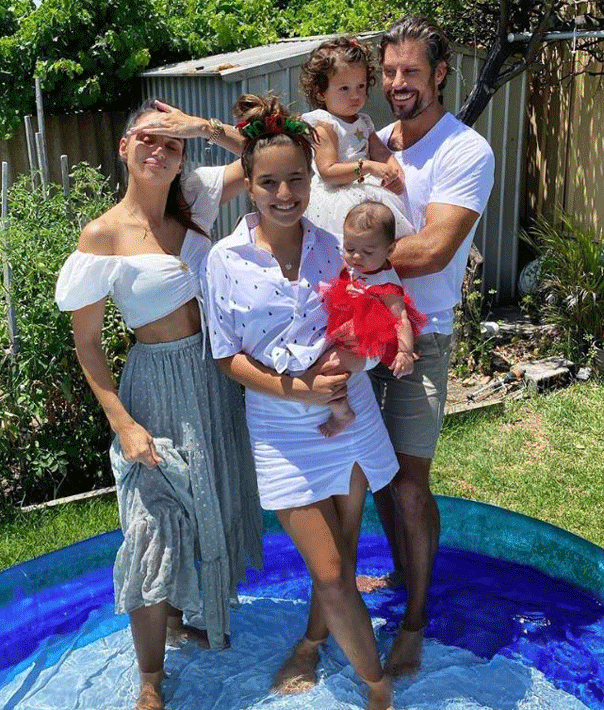 Sam Wood, Snezana, family, Christmas, Perth