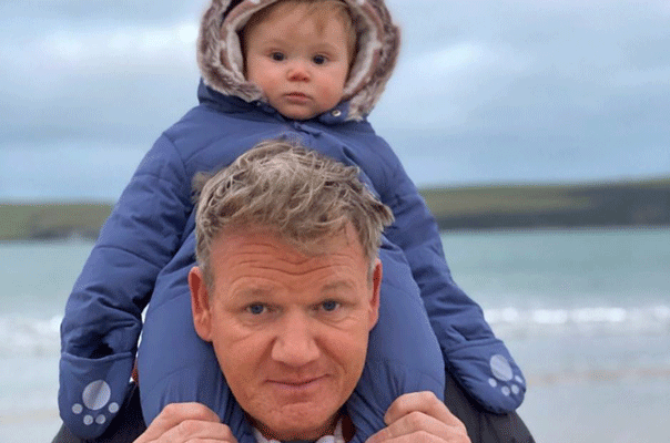 Celebrity chef Gordon Ramsay’s nine-month old is already swearing!