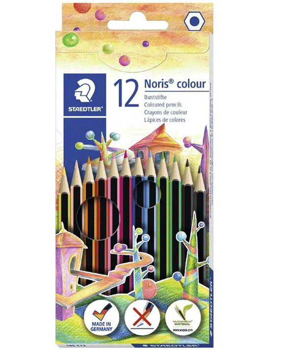 Officeworks Staedtler Noris Coloured Pencils 12 pack