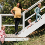 Pregnant Turia Pitt in Bonds