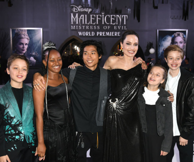 Angelina Jolie and kids