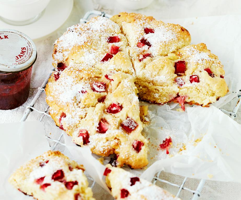 Strawberry bliss scones