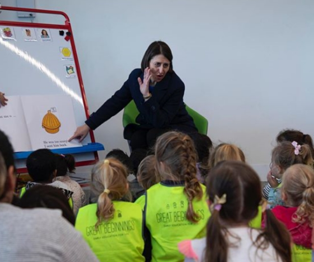 NSW Premier Gladys Berejiklian announces six months of free pre-school for NSW families