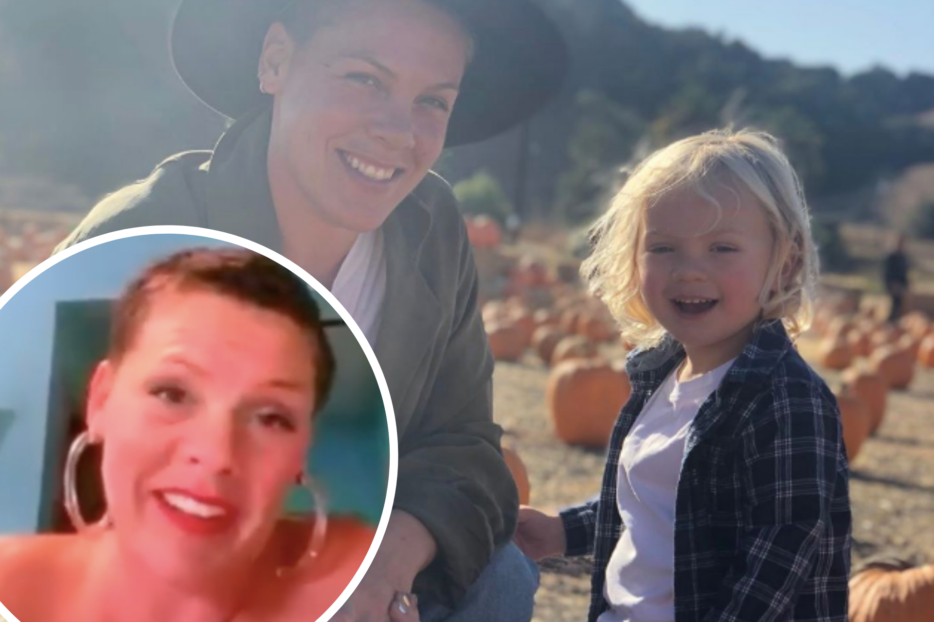 Pink shed a lot of tears after she and three-year-old son tested positive to COVID-19