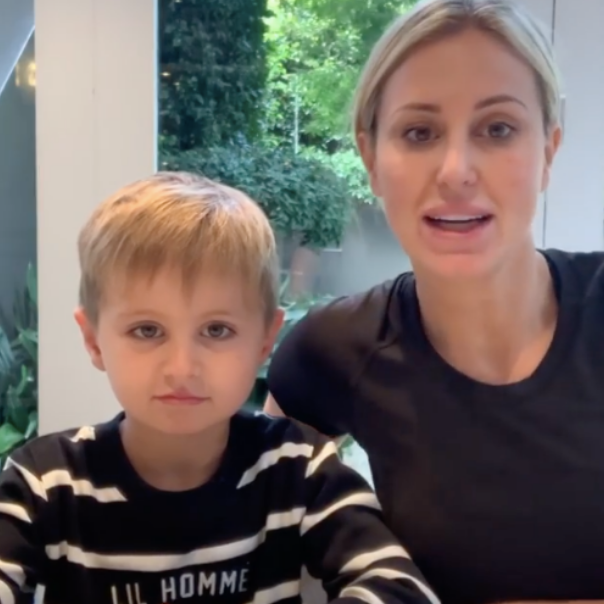 roxy jacenko home schooling with son hunter