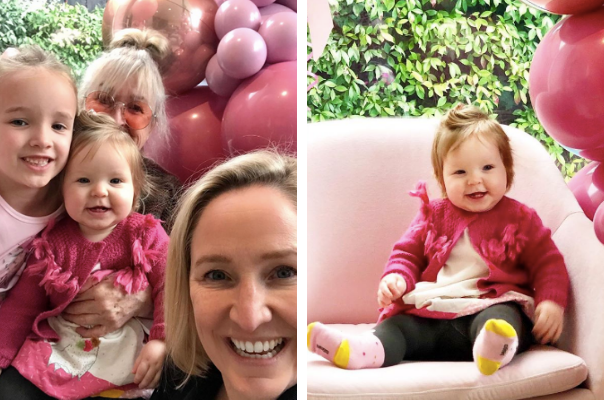 Fifi Box celebrates Daisy’s first birthday with a homemade cake that took “hours” to decorate