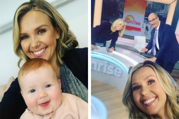 After six months maternity leave, Edwina Bartholomew returns to Sunrise: “I think it’s time”