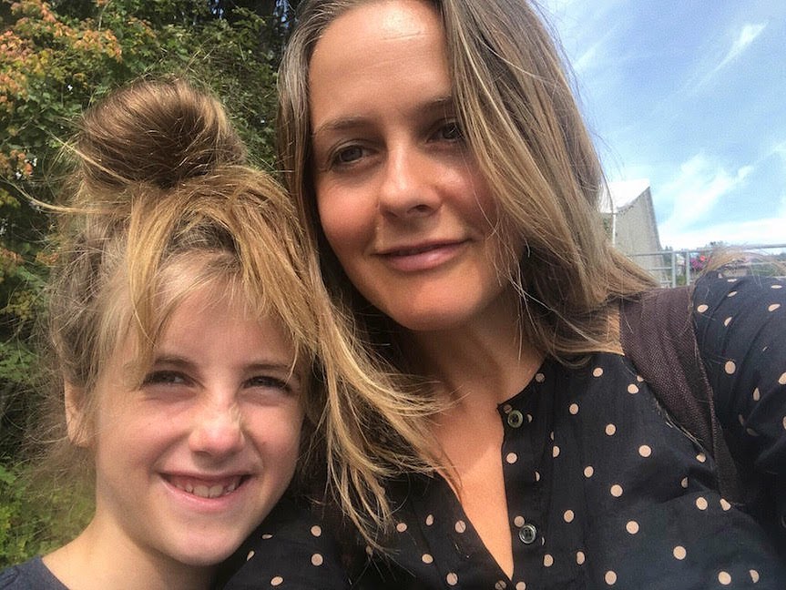 Alicia Silverstone and son, Bear