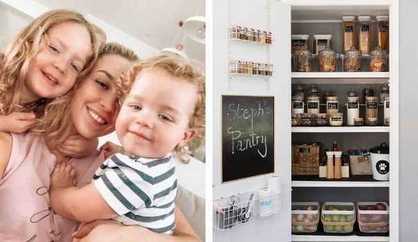 Organisation expert and mummy blogger Steph Pase shares how to create an Instagram-worthy pantry