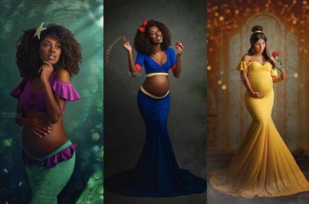 A photographer transforms mums-to-be into Disney Princesses and the stunning images go viral