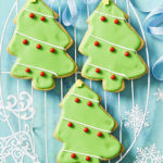 Christmas tree biscuits