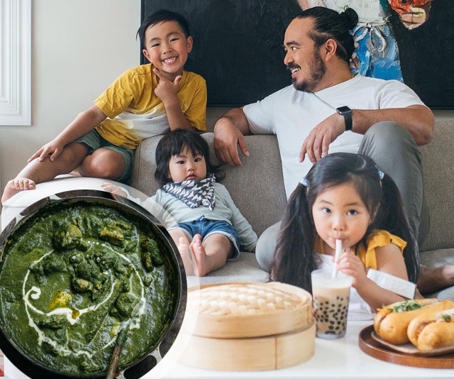 Adam Liaw shares his family favourite “Creamy Chicken Saagwala Recipe” and YUM!