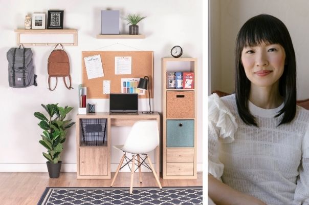 Back to school: How to create an organised KonMari-style school bag station and study area