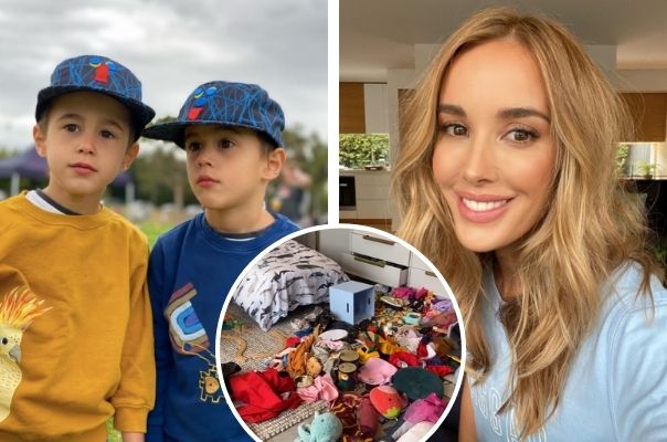 Bec Judd shares a video of her twins messy bedroom during lockdown – and we so get it