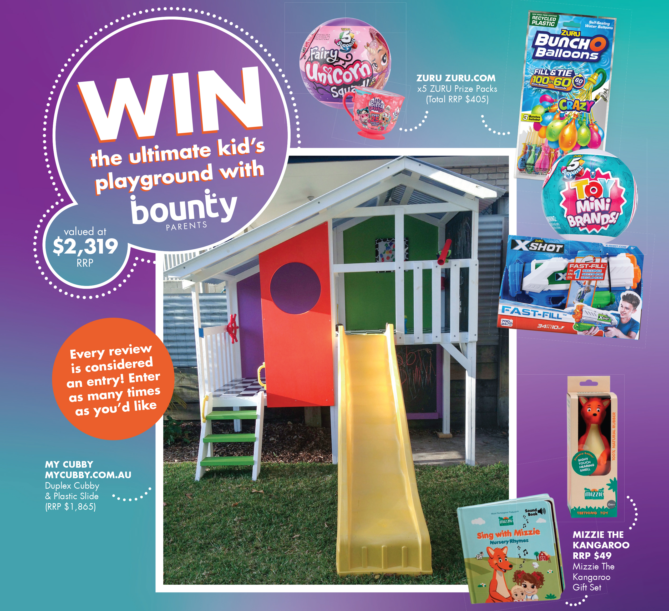 WIN THE ULTIMATE KID’S PLAYGROUND!
