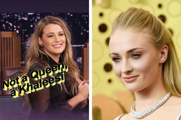 Blake Lively opens up about her post-birth body insecurities and is praised by Sophie Turner