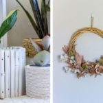 Mother’s Day craft gifts: How to make a luxe, boho-style pot plant holder and wreath
