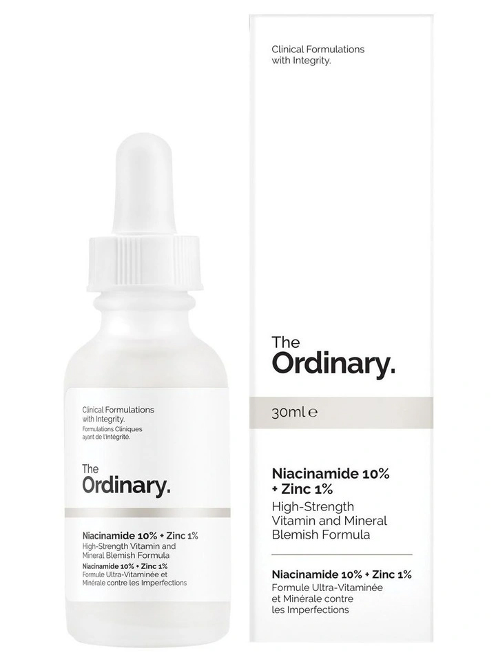 Niacinamide 10% zinc 1% treatment