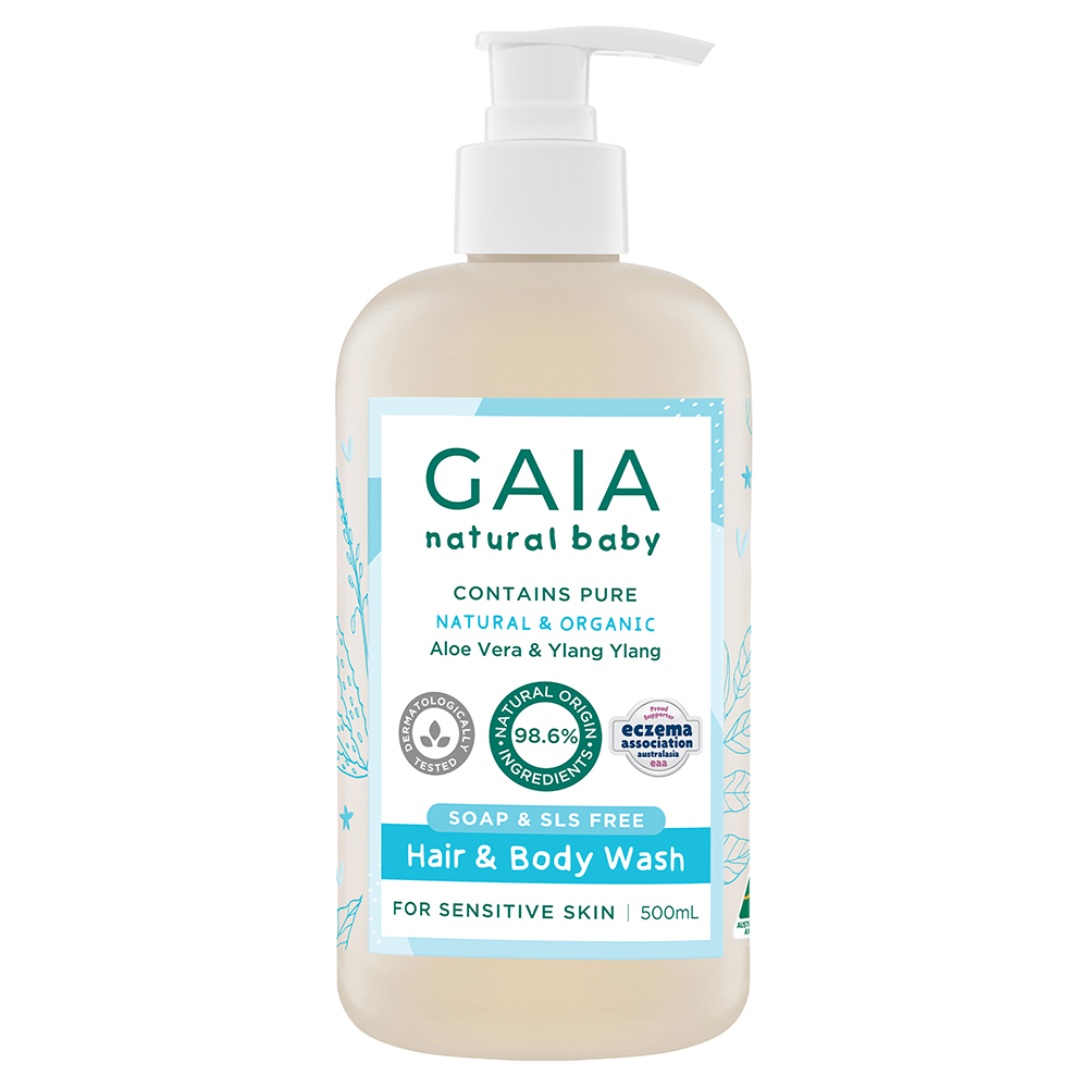 GAIA Natural Baby Hair & Body Wash