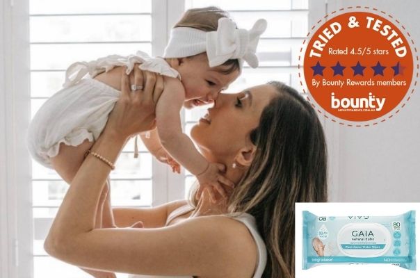 Trial team: Bounty members have their say on GAIA Natural Baby Plant-Based Water Wipes
