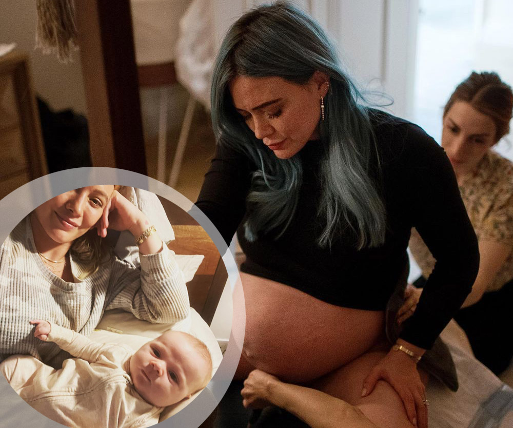 Hilary Duff reveals the powerful images from daughter Mae’s incredible home birth